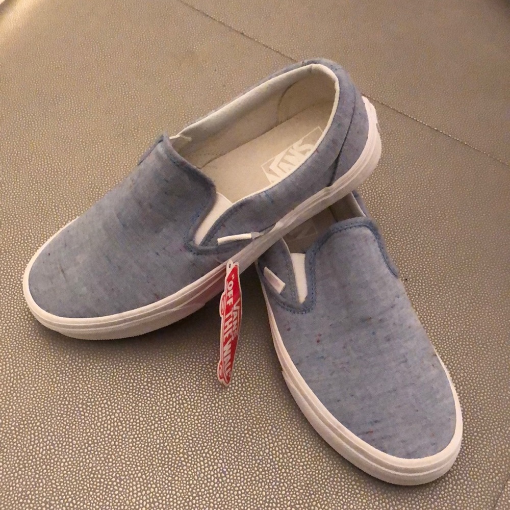 Light blue vans - brand new with TAG